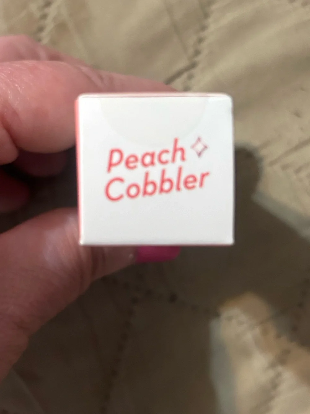 The Crème Shop Luscious Lip Oil Peach Cobbler Vegan K-Beauty NIB